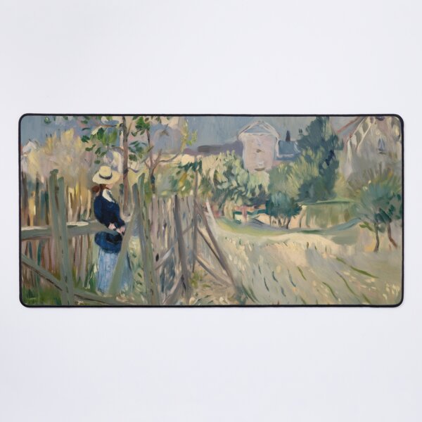 Item preview, Woman in a French Meadow - Pissarro and Monet Inspired Impressionist Painting designed and sold by CARRAANN.
