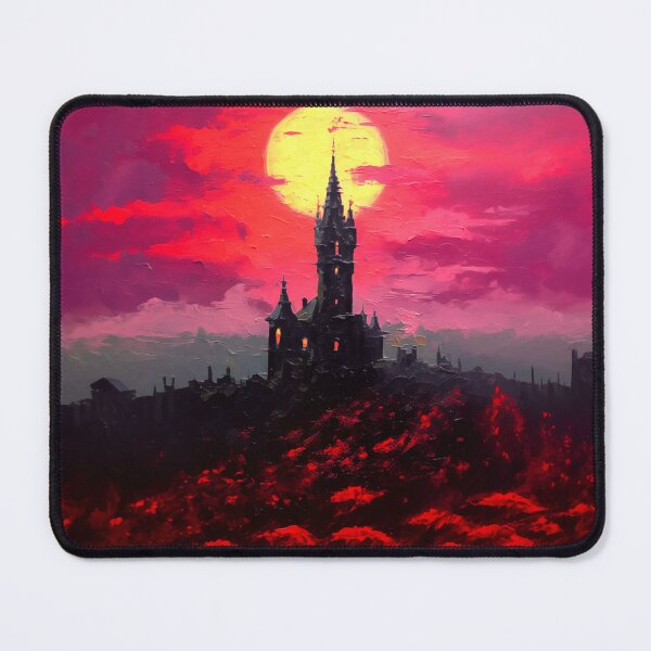 Item preview, Castlevania - Dracula's castel. Red rose darkness series. Version 4. Oil painting designed and sold by alexkempart.