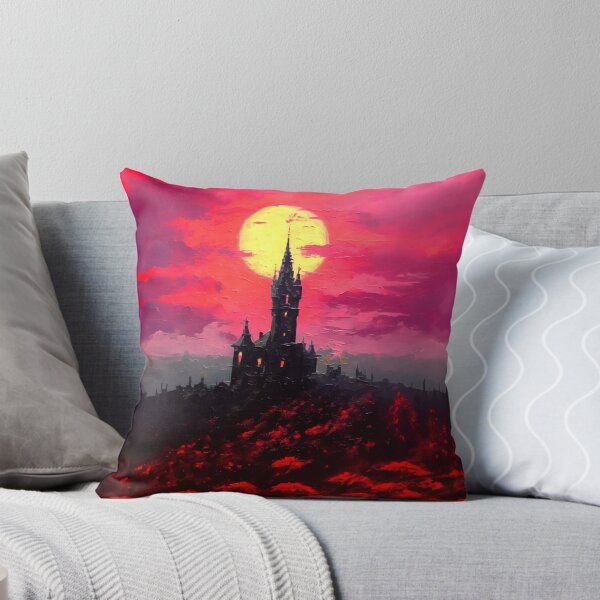 Item preview, Castlevania - Dracula's castel. Red rose darkness series. Version 4. Oil painting designed and sold by alexkempart.