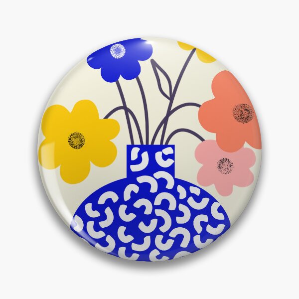 Item preview, Inheritance, Flower Pot Botanical Floral, Eclectic Bohemian Concept Pop of Color, Dopamine Positivity Plants Nature Heredity Contemporary designed and sold by 83oranges.com.