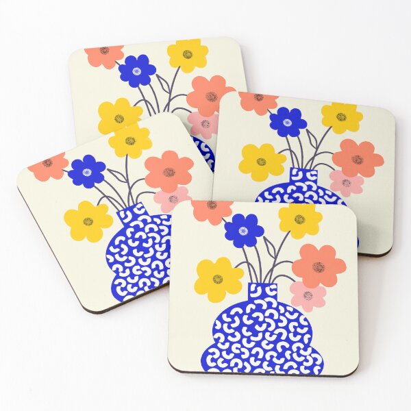 Item preview, Inheritance, Flower Pot Botanical Floral, Eclectic Bohemian Concept Pop of Color, Dopamine Positivity Plants Nature Heredity Contemporary designed and sold by 83oranges.com.