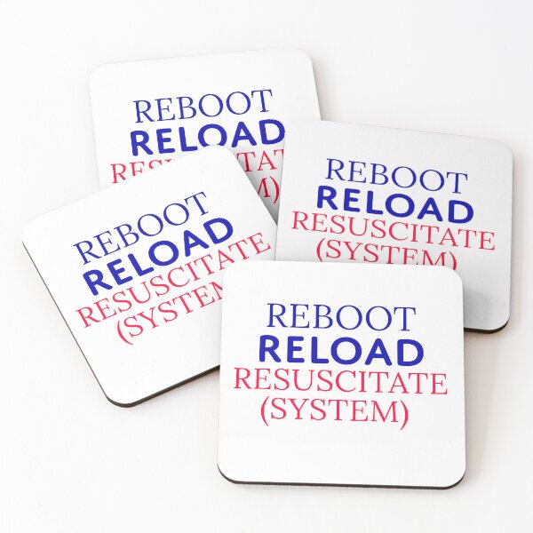 Item preview, Reboot Reload Resuscitate | Funny Informatics Nurse Tech Quote designed and sold by CuteDesignables.