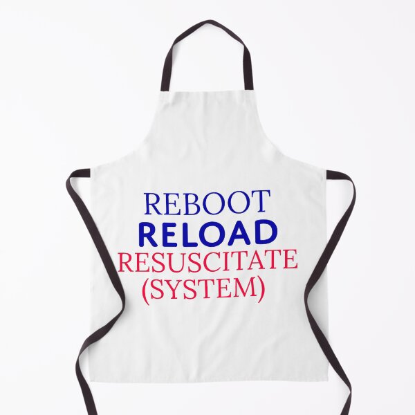 Item preview, Reboot Reload Resuscitate | Funny Informatics Nurse Tech Quote designed and sold by CuteDesignables.
