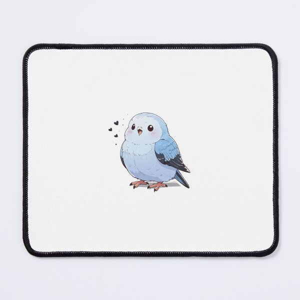 Item preview, Puffy Budgie – Cute Chubby Bird Sticker designed and sold by Wildtastic .