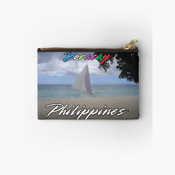 Item preview, Boat resting on the beach of Boracay. designed and sold by Linklandiya.