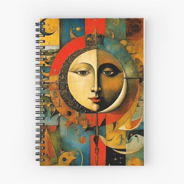 Item preview, Abstract Sun Moon Art designed and sold by TheDarkWardrobe.