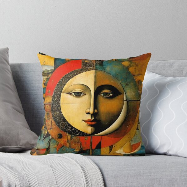 Item preview, Abstract Sun Moon Art designed and sold by TheDarkWardrobe.
