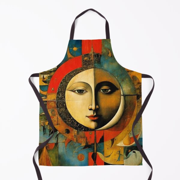 Item preview, Abstract Sun Moon Art designed and sold by TheDarkWardrobe.