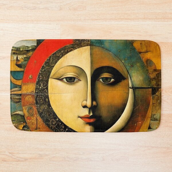 Item preview, Abstract Sun Moon Art designed and sold by TheDarkWardrobe.