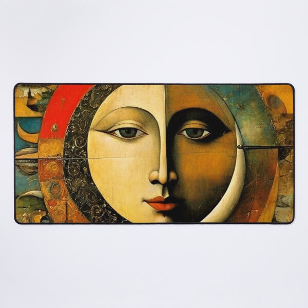 Item preview, Abstract Sun Moon Art designed and sold by TheDarkWardrobe.