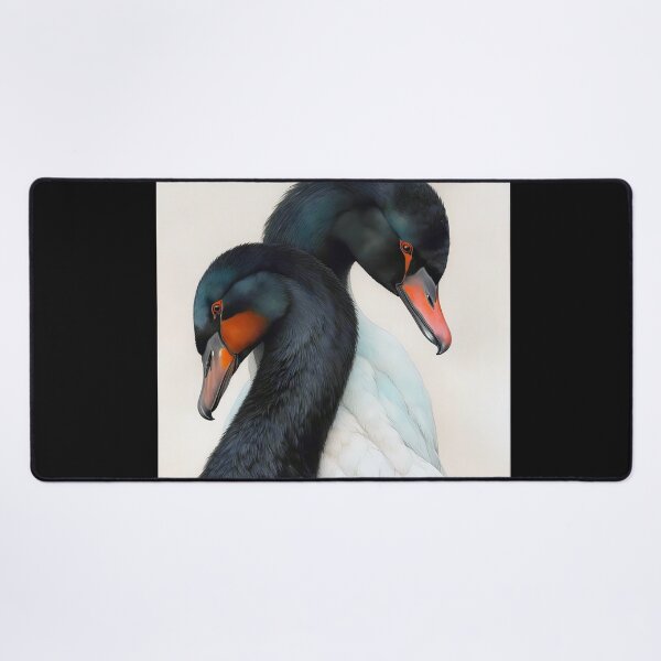 Item preview, The Ying and Yang of Swans designed and sold by Alma Lee.