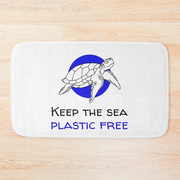 Item preview, Keep the sea plastic-free designed and sold by nomadwanderer.