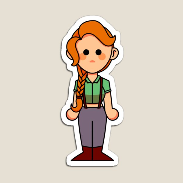 Aperçu de l'œuvre Autocollant SDV de Leah Stardew Valley créée et vendue par MirrorTail755.