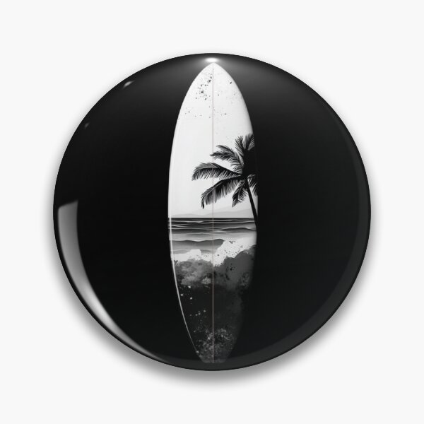 Item preview, White and Black Surfboard designed and sold by emk817.