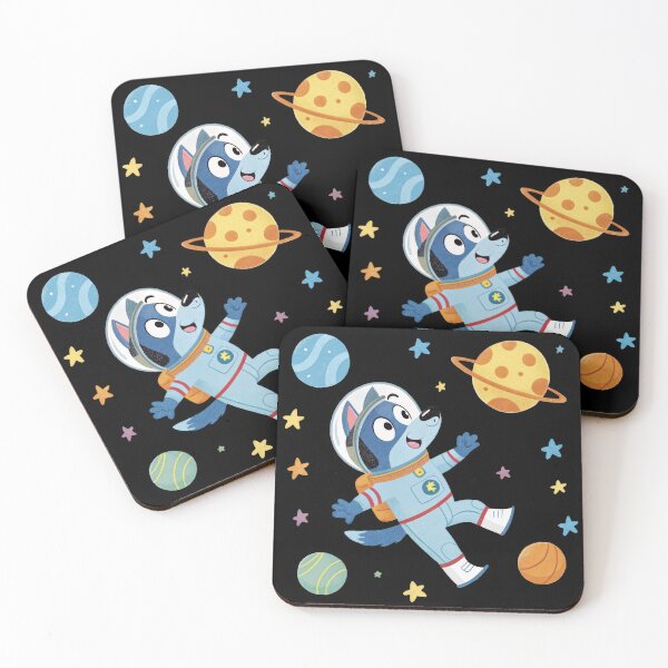 Item preview, Cosmic Blue Pup in Space Blue Dog Astronaut Adventure designed and sold by Har-vee.