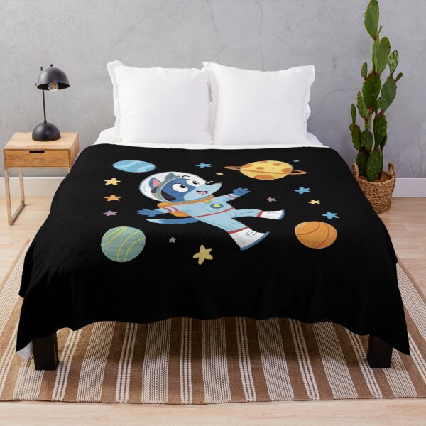 Item preview, Cosmic Blue Pup in Space Blue Dog Astronaut Adventure designed and sold by Har-vee.