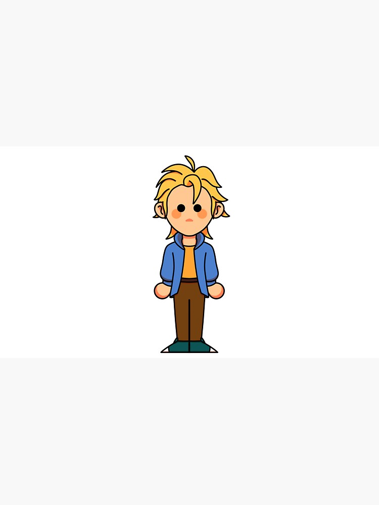Aperçu 6 sur 6. Bob avec l'œuvre Autocollant Sam Stardew Valley SDV créée et vendue par MirrorTail755.