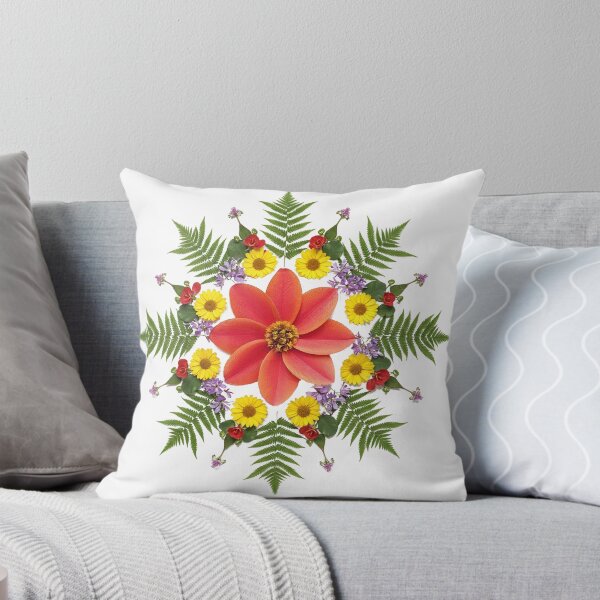 Item preview, Flower fern mandala designed and sold by OrigamiMochi.