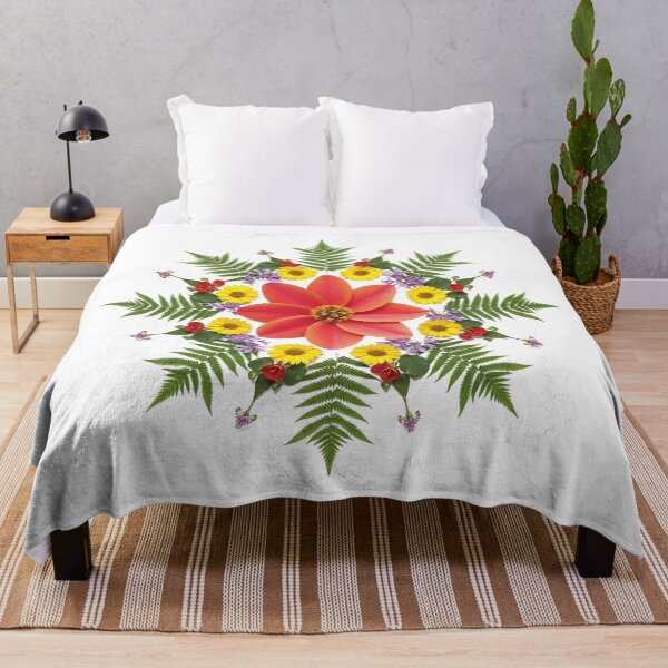 Item preview, Flower fern mandala designed and sold by OrigamiMochi.