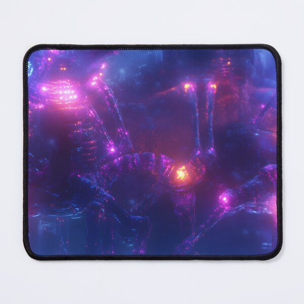 Item preview, Futuristic Bacteriophage Enveloped in Cyberpunk Glow designed and sold by chi3-jp.