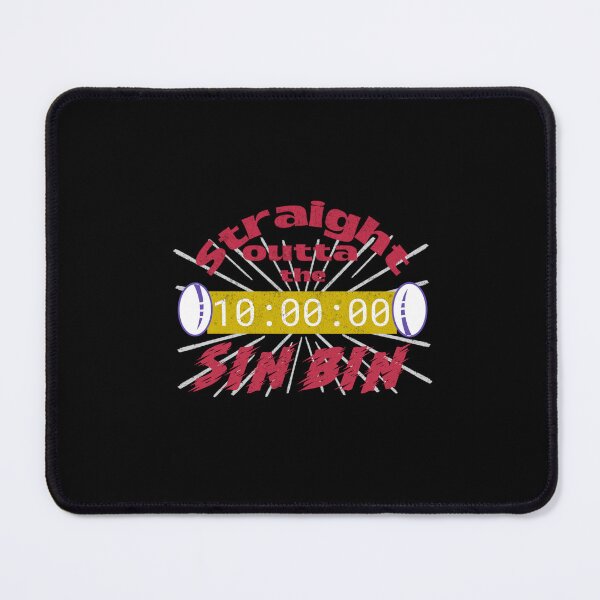 Item preview, Straight Outta The Sin Bin Funny Rugby Women Players designed and sold by HeavenlyHuesStudio.