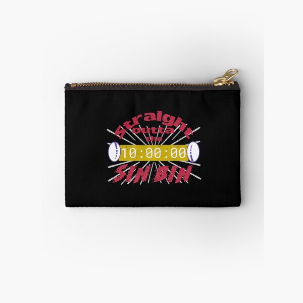Item preview, Straight Outta The Sin Bin Funny Rugby Women Players designed and sold by HeavenlyHuesStudio.
