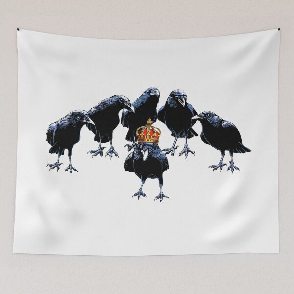 Item preview, Royal Crow and flock designed and sold by Thomas-Duane.
