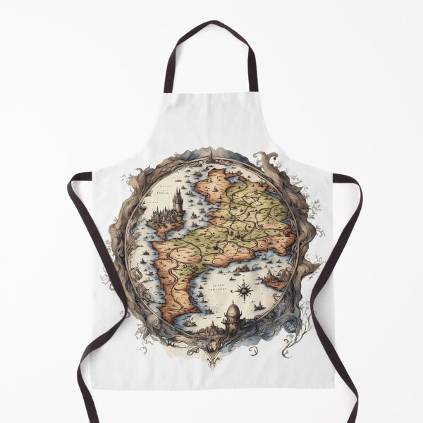 Item preview, Vintage Fantasy World Map designed and sold by Astralia.