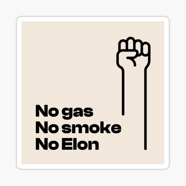 Vista previa del artículo con la obra «Ponte de pie contra Elon», diseñado y vendido por CasbenShop.