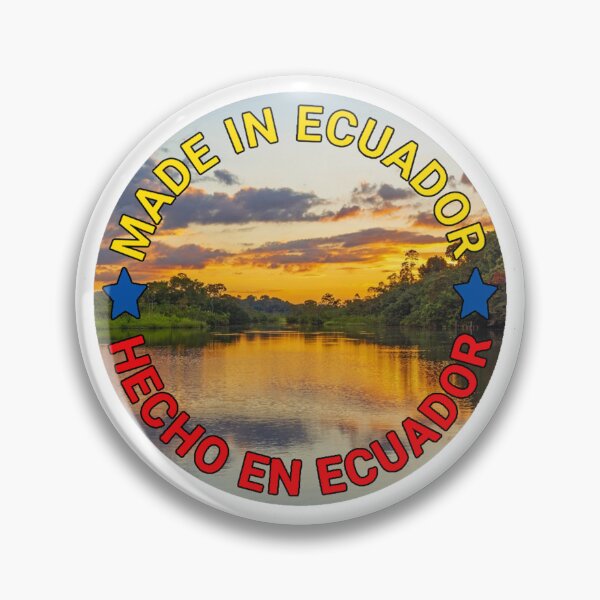 Artikelvorschau, Hergestellt in Ecuador, Südamerika; entworfen und verkauft von StickerApe.