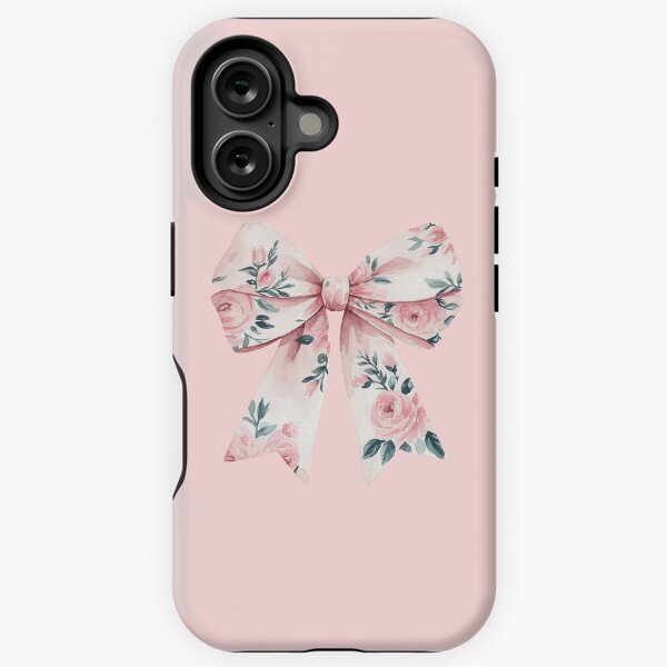 Item preview, Coquette Pink Floral Bow Aesthetic designed and sold by GlowinUp Shop.