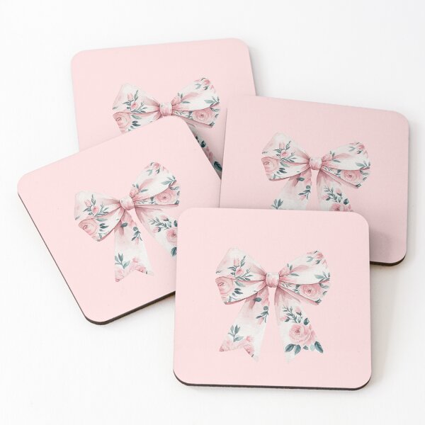 Item preview, Coquette Pink Floral Bow Aesthetic designed and sold by GlowinUp Shop.