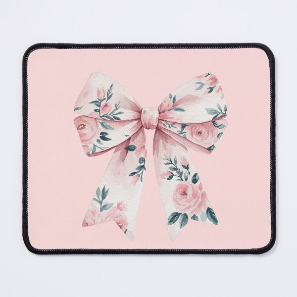 Item preview, Coquette Pink Floral Bow Aesthetic designed and sold by GlowinUp Shop.