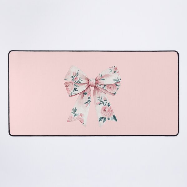 Item preview, Coquette Pink Floral Bow Aesthetic designed and sold by GlowinUp Shop.
