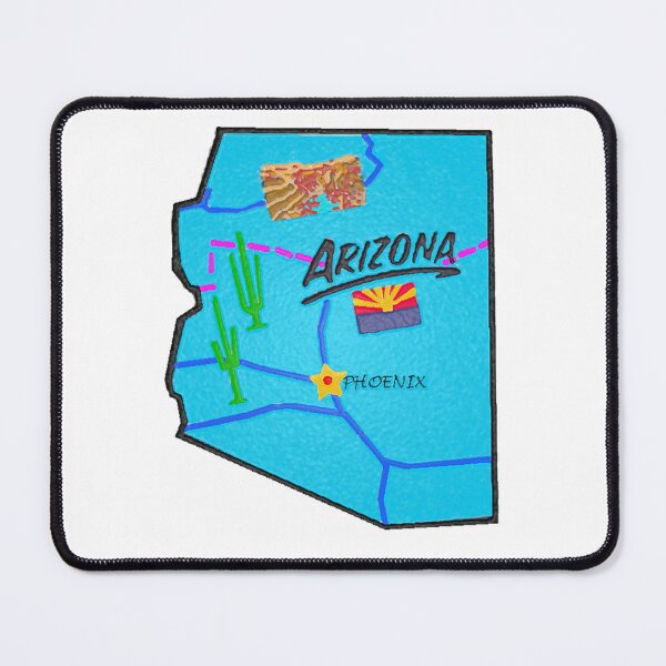 Item preview, Arizona Tourist Map designed and sold by Havocgirl.
