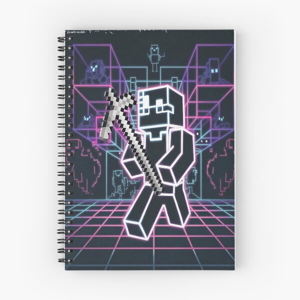 Item preview, Retro neon Minecraft designed and sold by Thompika.