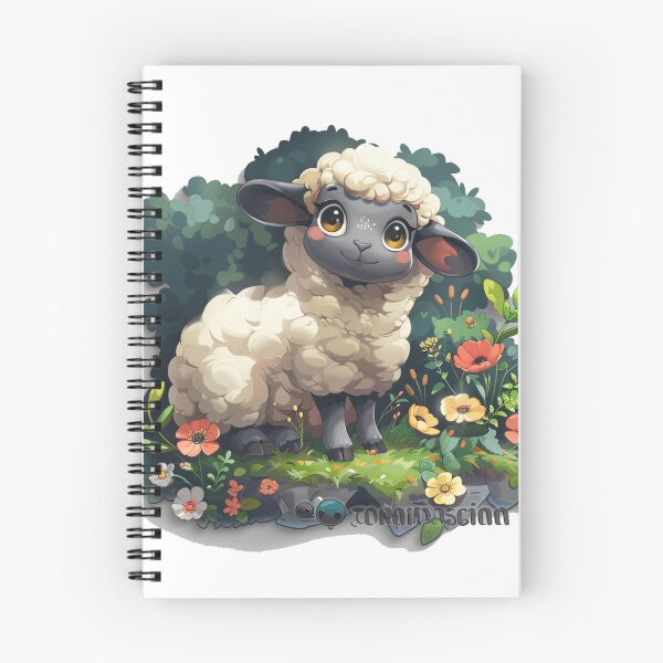 Item preview, Cute cartoon sheep designed and sold by Stickermagician.