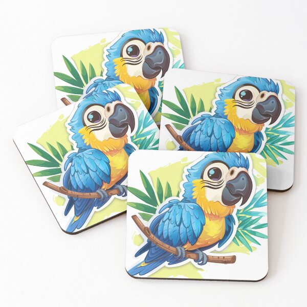 Item preview, parrot designed and sold by Stickermagician.