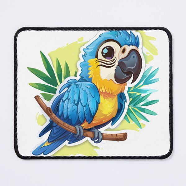 Item preview, parrot designed and sold by Stickermagician.
