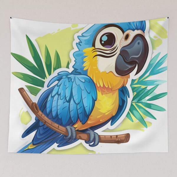 Item preview, parrot designed and sold by Stickermagician.