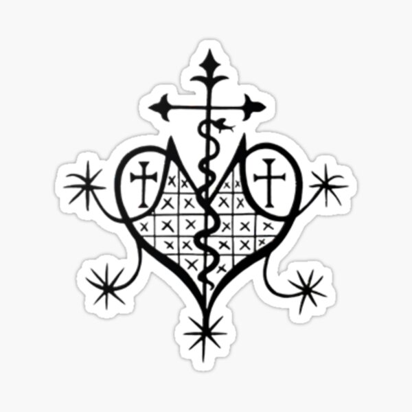 Item preview, Mystical Voodoo Veve – Sacred Symbol of Protection & Spiritual Power designed and sold by Mamokhy.