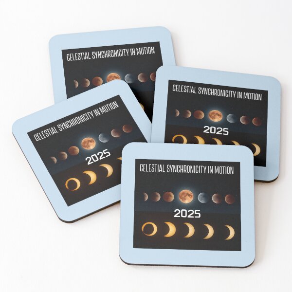 Item preview, Celestial Synchronicity In Motion Eclipses 2025 designed and sold by Sachie's Studio.