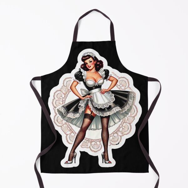 Item preview, French Maid Pin-up designed and sold by PinUpPizzazz.