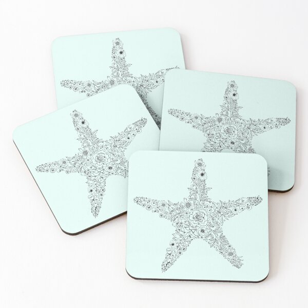 Item preview, Floral design Starfish  designed and sold by Chloe Lopez.