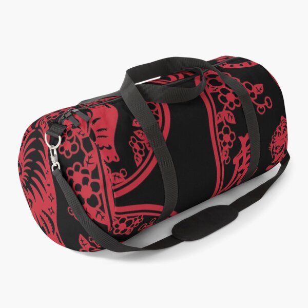 Item preview, Lucky sign Red tiger Beautiful flowers Chinese paper cutting art and designs designed and sold by Bspaces.