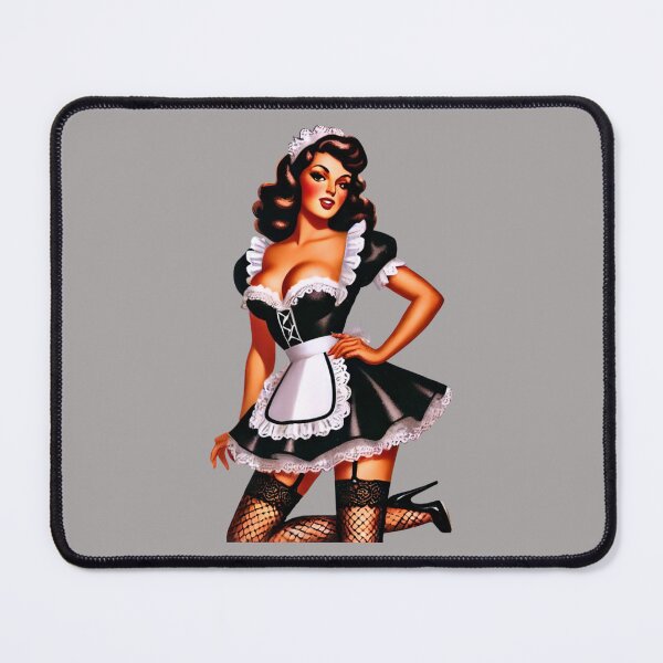 Item preview, French Maid Pin-up designed and sold by PinUpPizzazz.