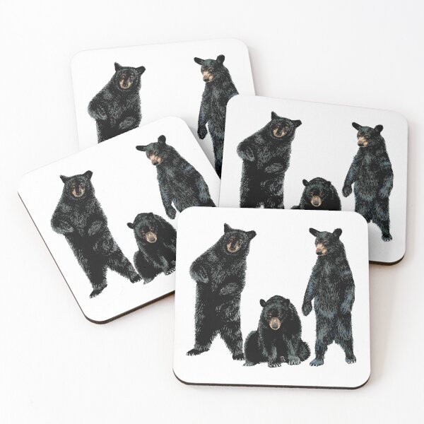 Item preview, Black bear trio designed and sold by Thomas-Duane.