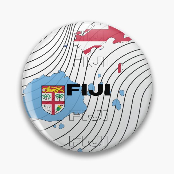Item preview, Flag Map of Fiji designed and sold by nyblydd.