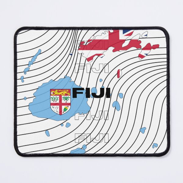 Item preview, Flag Map of Fiji designed and sold by nyblydd.