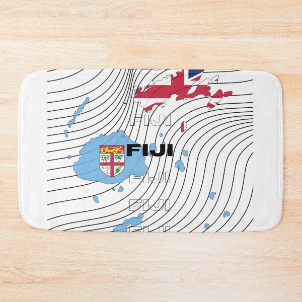 Item preview, Flag Map of Fiji designed and sold by nyblydd.